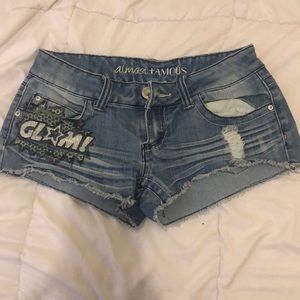 Size 7 Almost Famous Jean Shorts